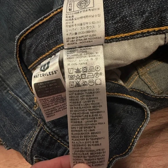 Levi's 569 LOOSE STRAIGHT FIT MEN'S JEANS 34x32 - Picture 9 of 9